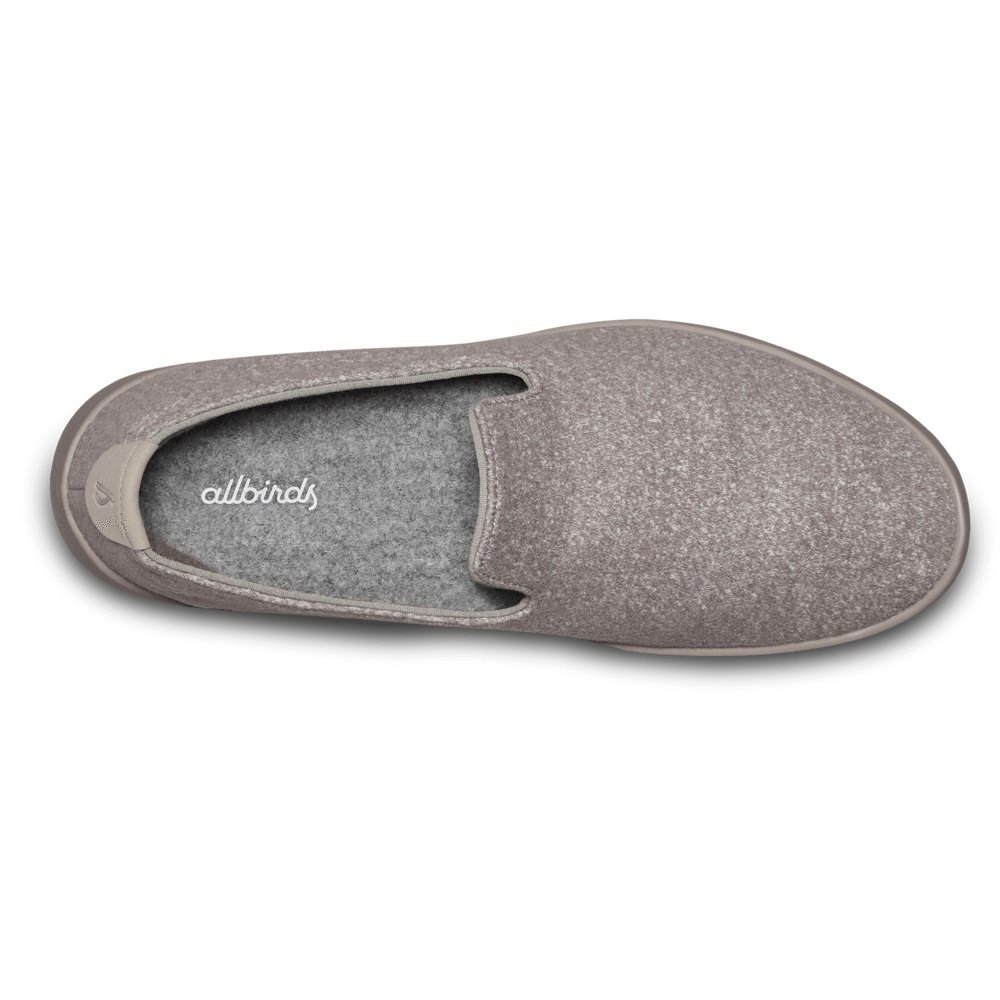 Allbirds Men\'s Slip-Ons Grey - Wool Loungers - 52168WNJX